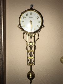 This is an 8 day clock. It's very simple but pretty!