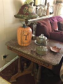 Beautiful Victorian marble topped table