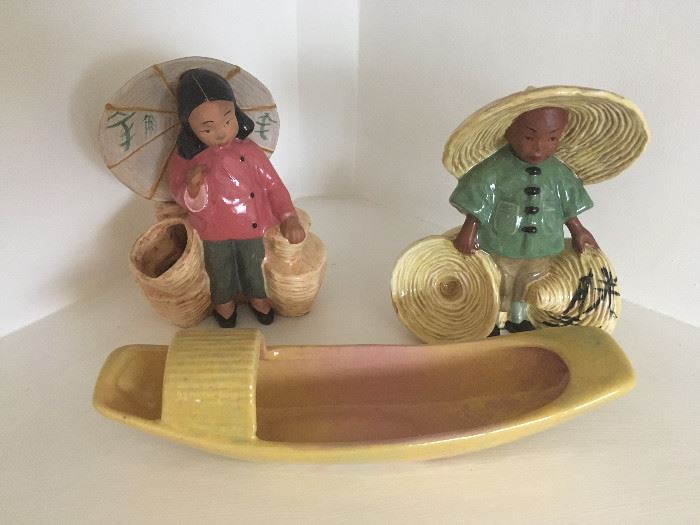 Shawnee Art pottery figurines 