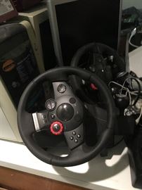 Video game steering wheels