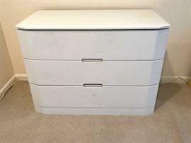 White chest of drawers - $125