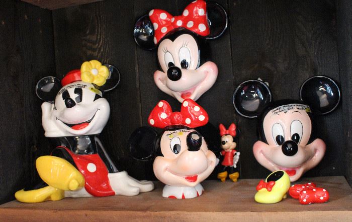 Mickey and Minnie Ceramic Collectibles