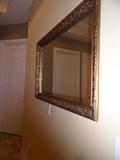 gold tone mirror