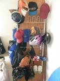 sporting goods, boogie board, helmets, baseball hats, baseball gloves and more!