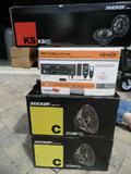 Jensen Receiver, 6" KS60 speakers, 12" Pioneer kicker subwoofers