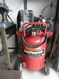 Coleman Powermate belt drive compressor 27 gal. 5 HP 115 volt 100-130 PSI
