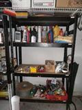 miscellaneous boat supplies, cleaning supplies, yard supplies.