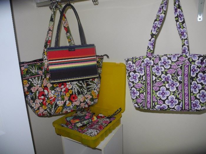 Vera Bradley bags, smaller items, Kate Spade purse