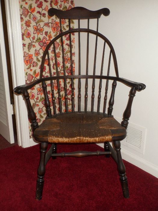 One of the antique chairs