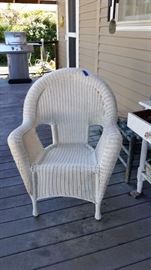wicker rocker