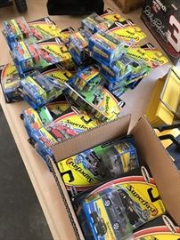 There are probably over 100 of these 35th Anniversary Matchbox Superfast cars in original packaging.
