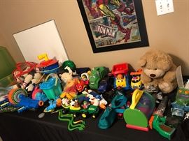 Lots of really clean toys, games, educational items and craft things!