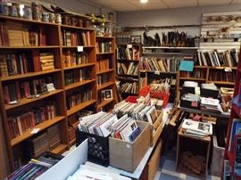 antique books records paper man cave 50% off 