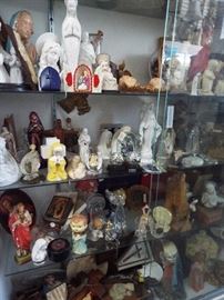 antique religious saints jesus madonna 30% off 