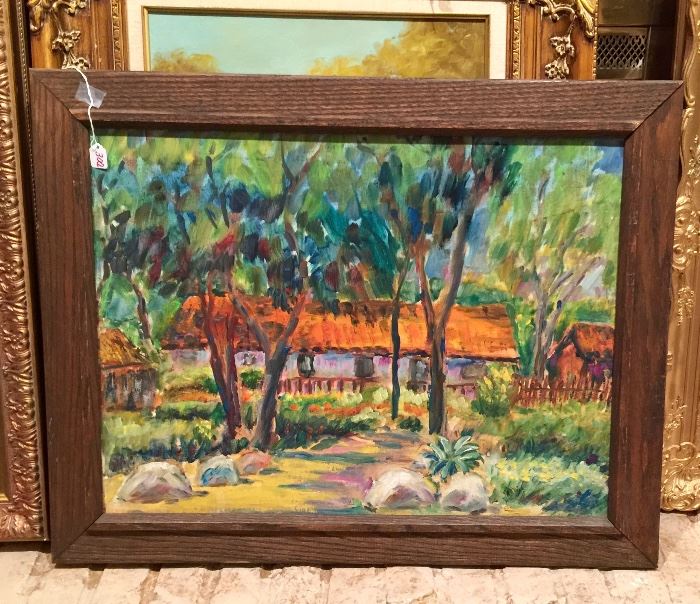  Oil painting of the Santa Barbara Casita