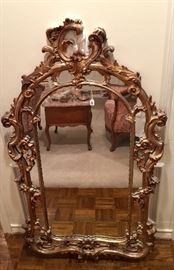 Carved mirror 