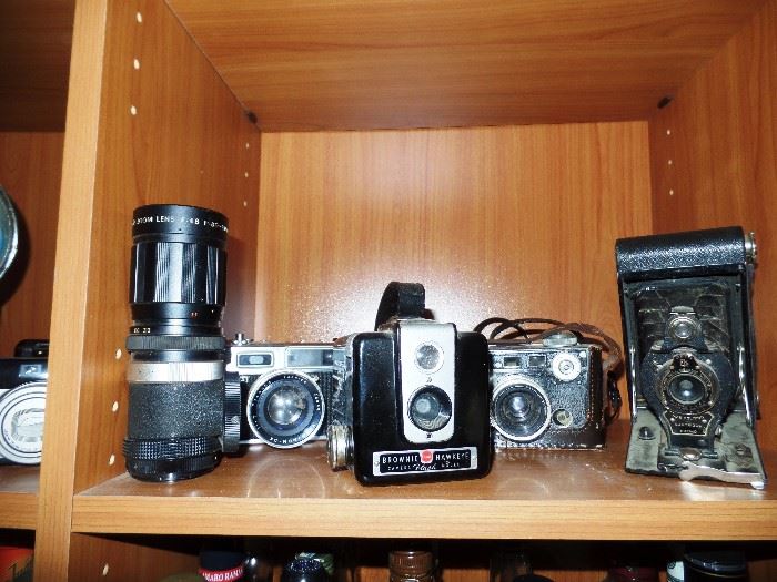 A close up to some of the cameras
