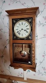 Vintage Regulator clock.