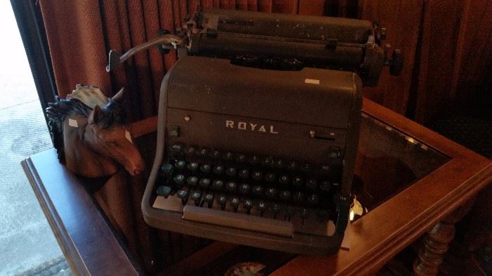 Vintage typewriters.