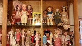 Original Shirley Temple.  Original I Love Lucy Little Ricky.  Original Barbie's,  China Dolls.  Boudoir dolls and so many more!