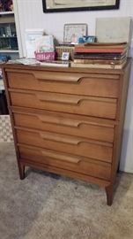 Vintage mid century modern dresser.