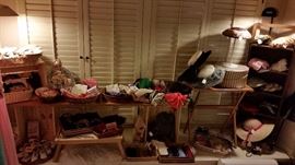 Lots of ladies accessories.