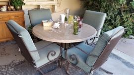 Nice patio set.
