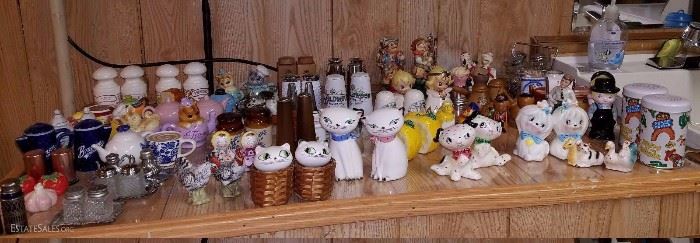 Collection of Salt & Pepper Shakers