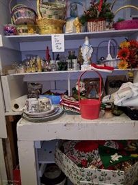 TONS of Christmas Decorations - you won't have to go anywhere else. Priced to sell!