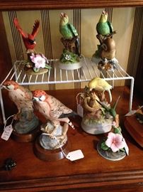 Bird figurines