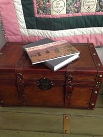 Small trunk; larger green trunk