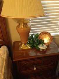 One of two nightstands