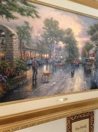 "Carmel, Sunset on Ocean Avenue" by Thomas Kinkade
