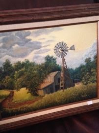 Country farm scene by Shirls