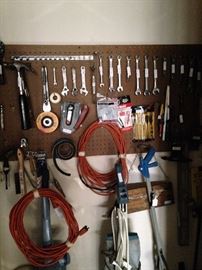 Some of the many hand tools