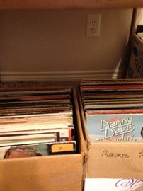 Record albums and 45's