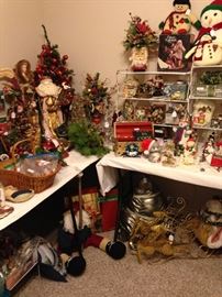 Huge array of Christmas decor