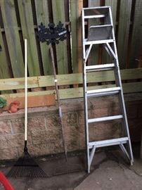 One of several ladders