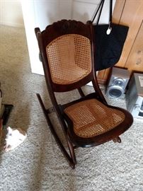 This antique rocker fold up!!