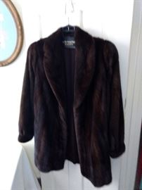 A real mink coat!!!  Maybe it'll get cold enough to wear sometime!