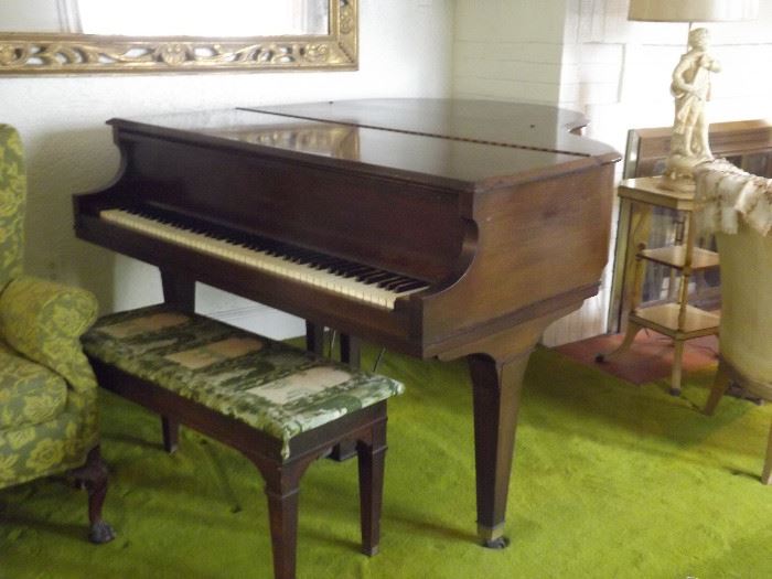 Jesse French & Sons A H Selmer Baby Grand Piano