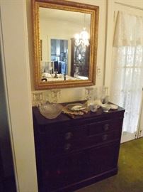 Mahogany Server with Butlers Tray