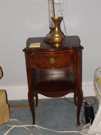 John Stuart Flame Mahogany Nightstand