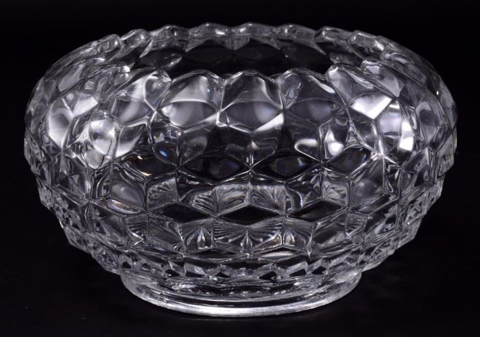 Lot 83: Fostoria American Cup Footed Rose Bowl