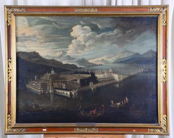 Lot 94: 19th C. Nero's Palace in Lake Maggiore, Italy
