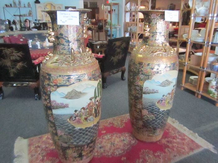 Floor vases Satsuma