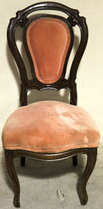 Victorian parlor chair