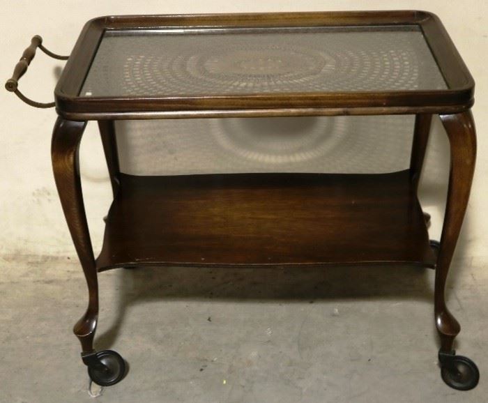 Vintage English tea trolley