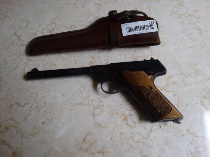 Colt Huntsman .22 Long Rifle w/leather holster