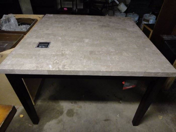 Marble Top 54 x 54 Bar Table